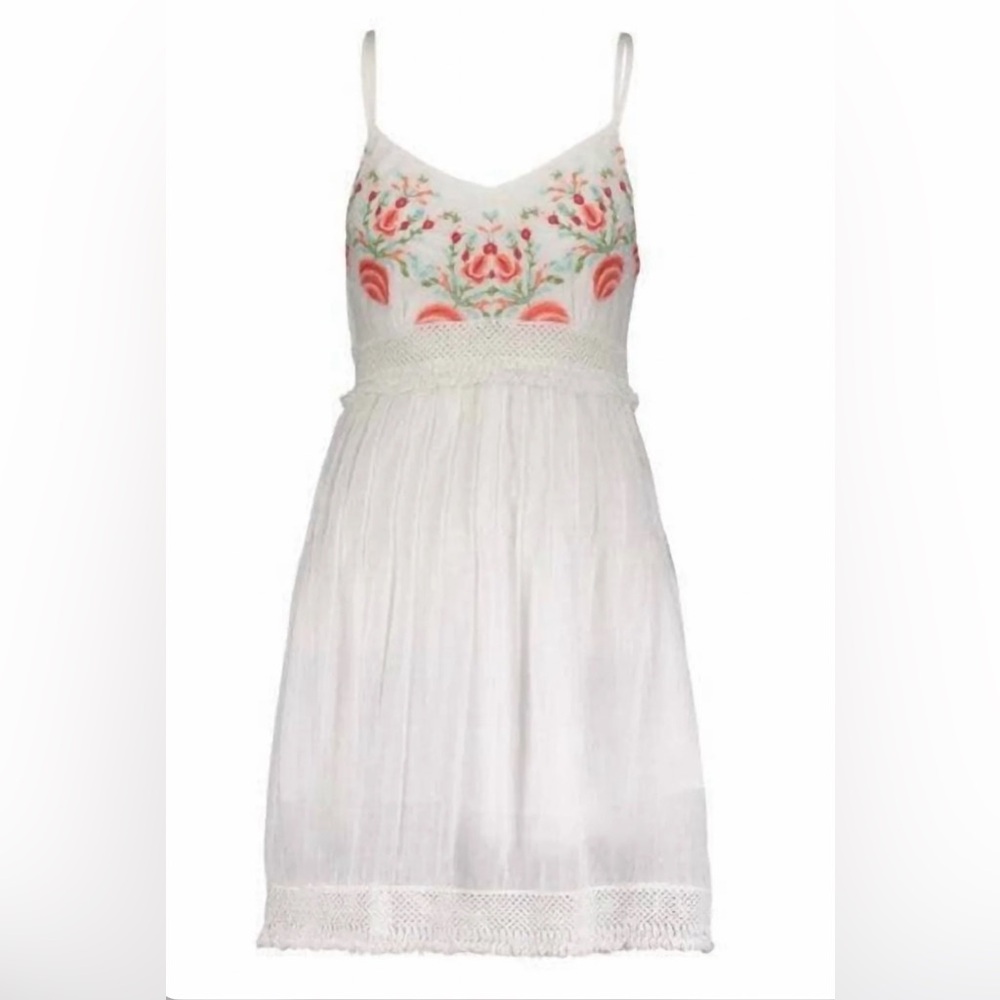 NWT Guadalupe Embroidered Cotton Dress Size Small